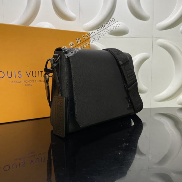 LOUIS VUITTON專櫃新款包包 路易威登Aerogram郵差包 LV翻蓋字母肩帶男郵差包 M57080  ydh4088